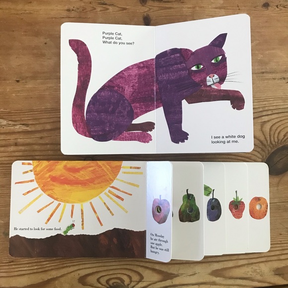 Eric Carle Board Book Bear Hungry Caterpillar Kid - Picture 8 of 9